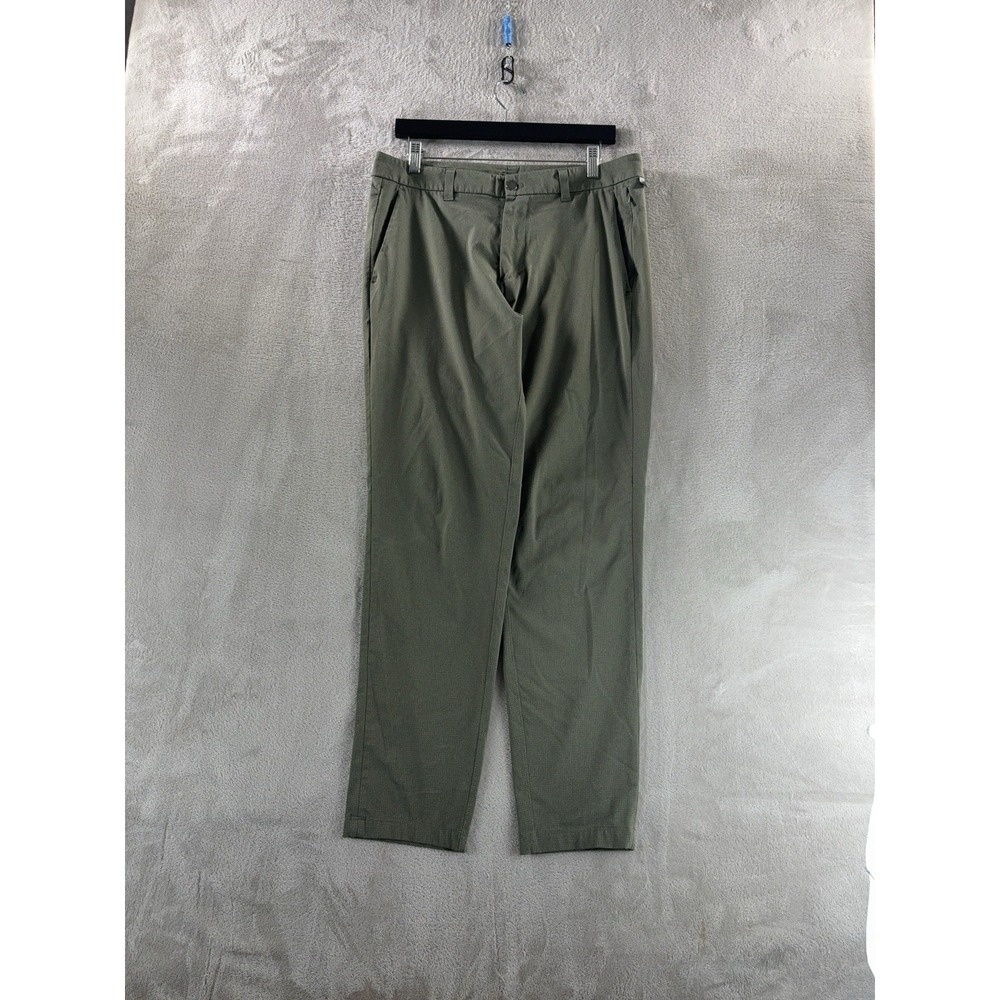 Lululemon Commission Slim Fit Pants Mens Size 33x30 Green Ventlight Performance